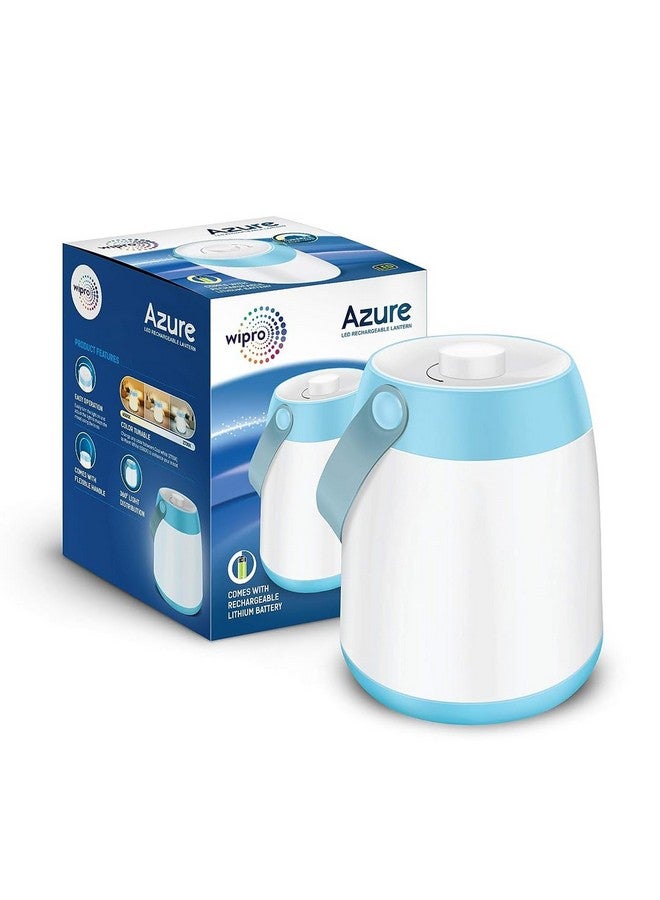 wipro LED Azure LED Rechargeable Lantern (White) - Image 1