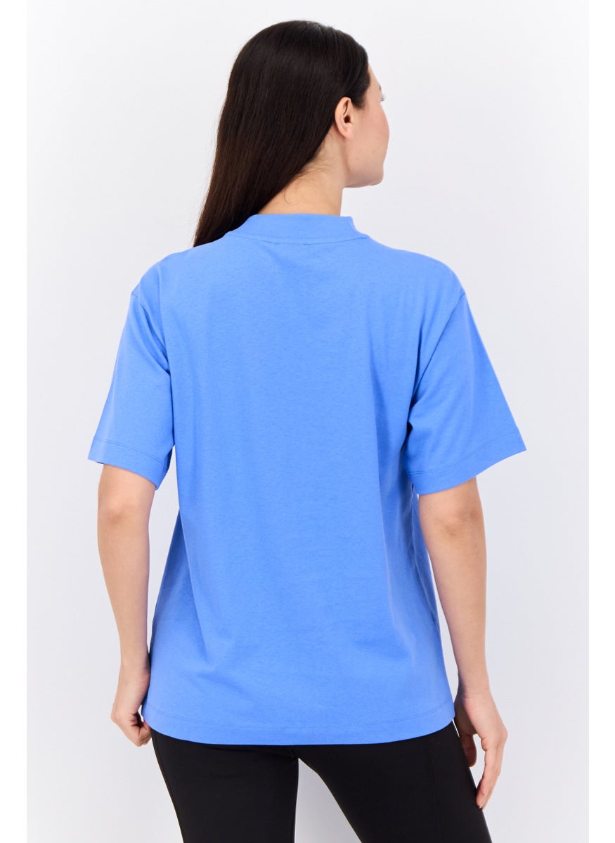 Puma x Select Women Sportswear Fit Short Sleeve Outdoor Top, Blue  - Image 2