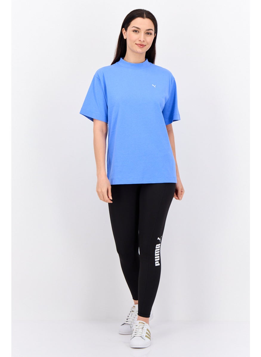 Puma x Select Women Sportswear Fit Short Sleeve Outdoor Top, Blue  - Image 4
