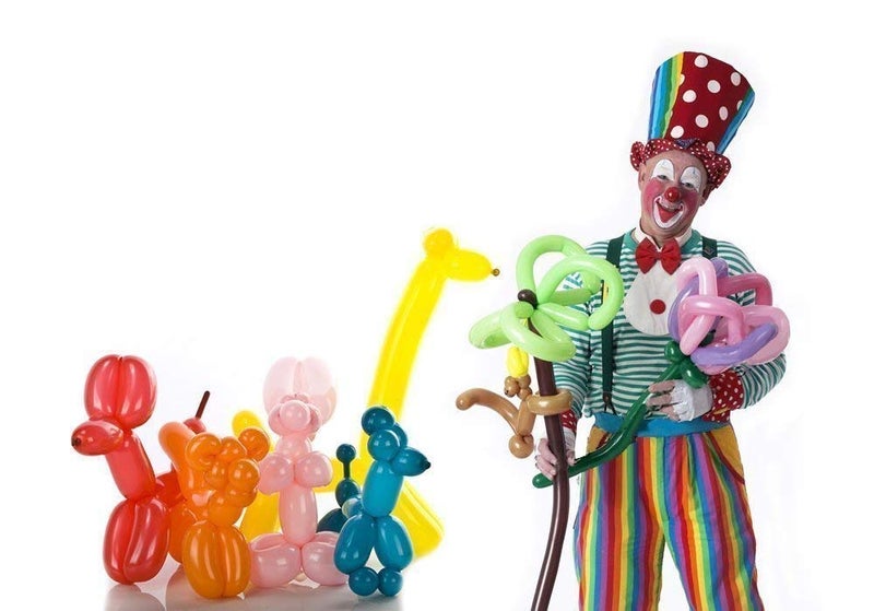 Koogel 400PCS 260Q Twisting Animal Balloons Assorted Color Thickening Latex Twisting Modeling Long Magic Balloons for Animal Shape Weddings, Birthdays Clowns, Xmas Presents - Image 3