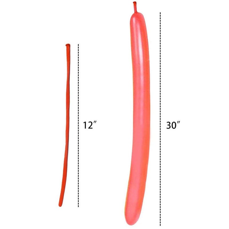 Koogel 400PCS 260Q Twisting Animal Balloons Assorted Color Thickening Latex Twisting Modeling Long Magic Balloons for Animal Shape Weddings, Birthdays Clowns, Xmas Presents - Image 2