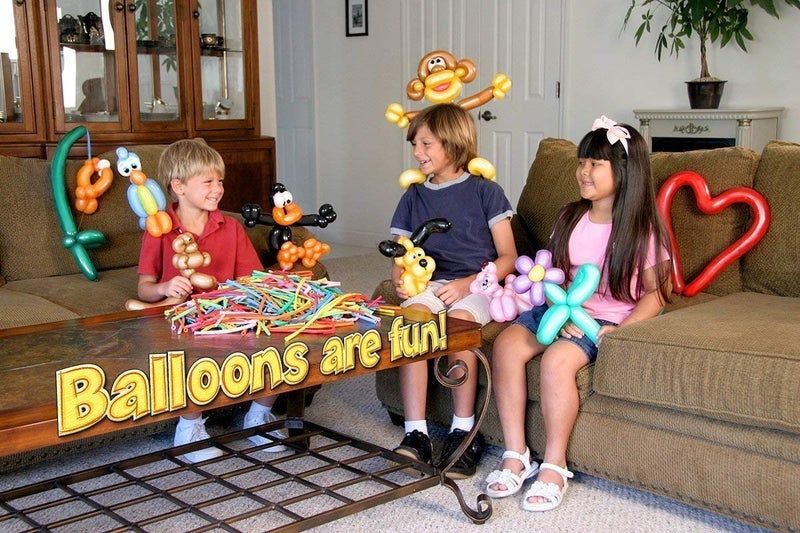 Koogel 400PCS 260Q Twisting Animal Balloons Assorted Color Thickening Latex Twisting Modeling Long Magic Balloons for Animal Shape Weddings, Birthdays Clowns, Xmas Presents - Image 5