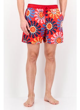 Adidas Men Drawstring All Over Printed Board Short, Multicolor  - Image 1