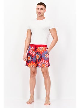 Adidas Men Drawstring All Over Printed Board Short, Multicolor  - Image 4
