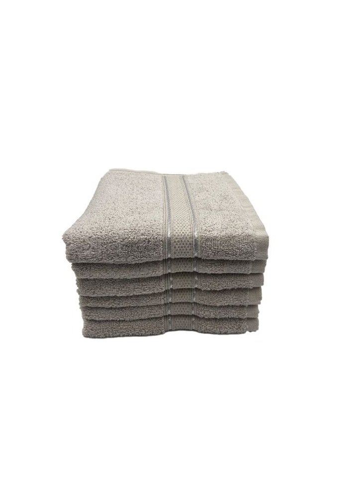 Daffodil (Light Grey) Premium Kids Towel (60x110 Cm-Set of 6) 100% Cotton, Highly Absorbent and Quick dry, Hotel and Spa Quality Bath linen with Stripe Diamond Dobby-500 Gsm - pzsku/Z3C579E050160712E164BZ/45/_/1696568956/3794cc1e-5bcb-46c5-ab62-050b04ef01c5