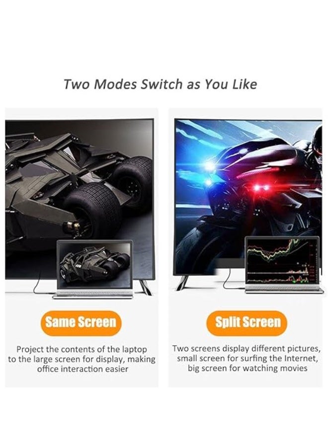 USB-C to Mini DisplayPort Cable 1.8M – 4K@60Hz Video Adapter – Thunderbolt 3/4 to Mini DP for MacBook, iPhone 15, Surface & More - Image 4