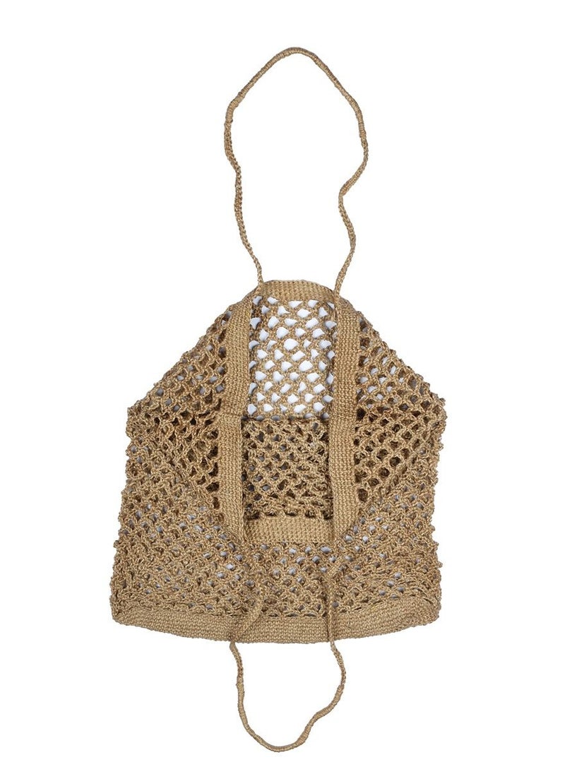 N & H N&H Straw Beach Tote Bag for Women, Crochet Jute Ladies Shoulder Bag, Casual Tote Handmade Hand Bag  - Image 2