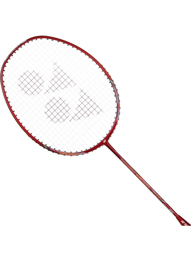Yonex NANORAY 72 Light Badminton Racquet |Dark Red|5U G4|NANOMETRIC|X-FULLERENE |AERO+Box Frame|Isometric|Solid Feel Core|New Built-in T-Joint|China|Developed in Japan  - Image 4