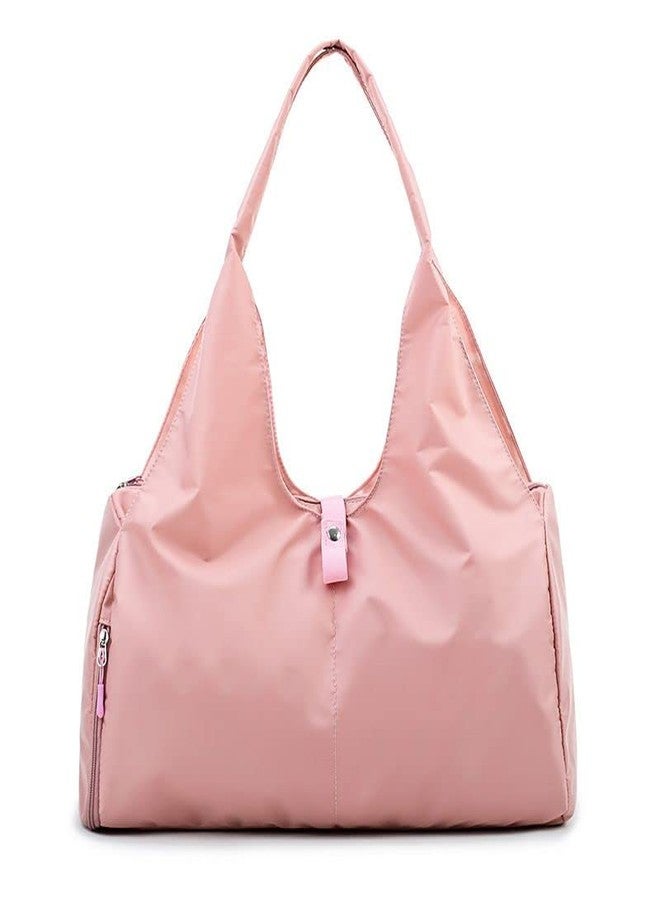 QBLYN Travel Duffle Bags Sports Gym Weekender Bag with Dry Wet Storage Pocket & Shoe Compartment Lightweight Carryon Tote Handbag Yoga Bags for Men and Women (Pink) - Image 1