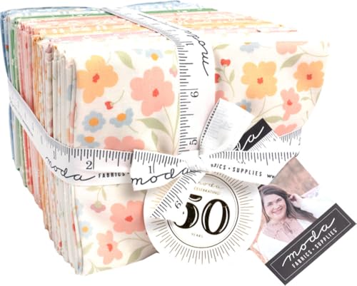 Moda Fabrics Heather Briggs Cottage Charm 40 Fat Quarters Moda Fabrics 31750AB - Image 1