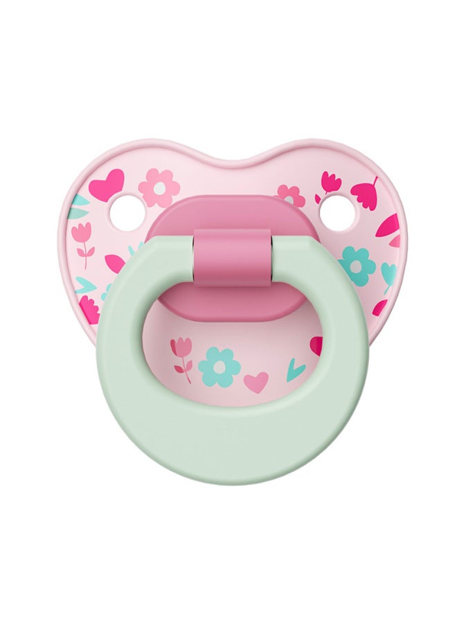 Baby Pacifier 0-6-36 Months Newborn Anti-flatulence Sleeping Flat Head Cartoon Pacifier