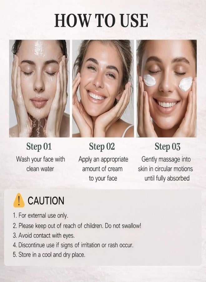 PARYO ENTERPRISES 345 Relief Cream, Daily Face Moisturiser with PDRN & Niacinamide, Vegan Korean Skincare for All Skin Types, 50ml - Image 5