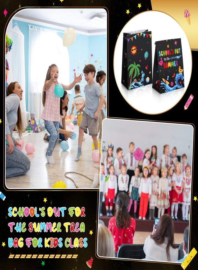 Fuyoooo 24 Pcs School's Out for The Summer Bag End of School Year Beach Theme Party Favors Candy Treat Bags for Last Day of School Kids Class Kindergarten Preschool Graduation Party Supplies - Image 5