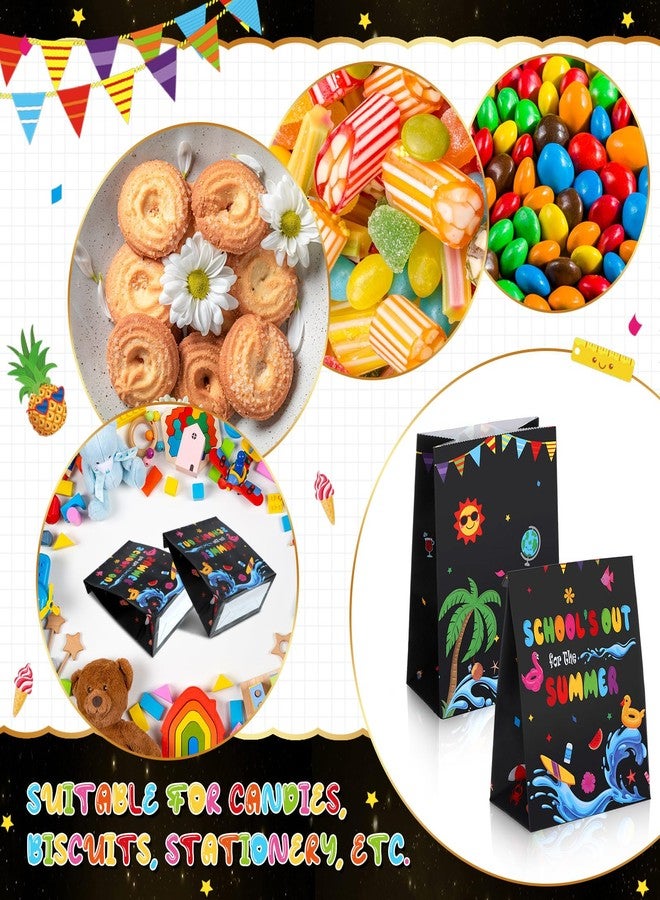 Fuyoooo 24 Pcs School's Out for The Summer Bag End of School Year Beach Theme Party Favors Candy Treat Bags for Last Day of School Kids Class Kindergarten Preschool Graduation Party Supplies - Image 3