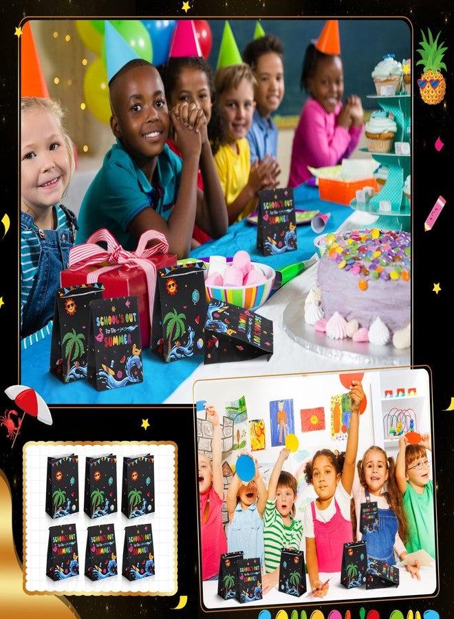 Fuyoooo 24 Pcs School's Out for The Summer Bag End of School Year Beach Theme Party Favors Candy Treat Bags for Last Day of School Kids Class Kindergarten Preschool Graduation Party Supplies - Image 4