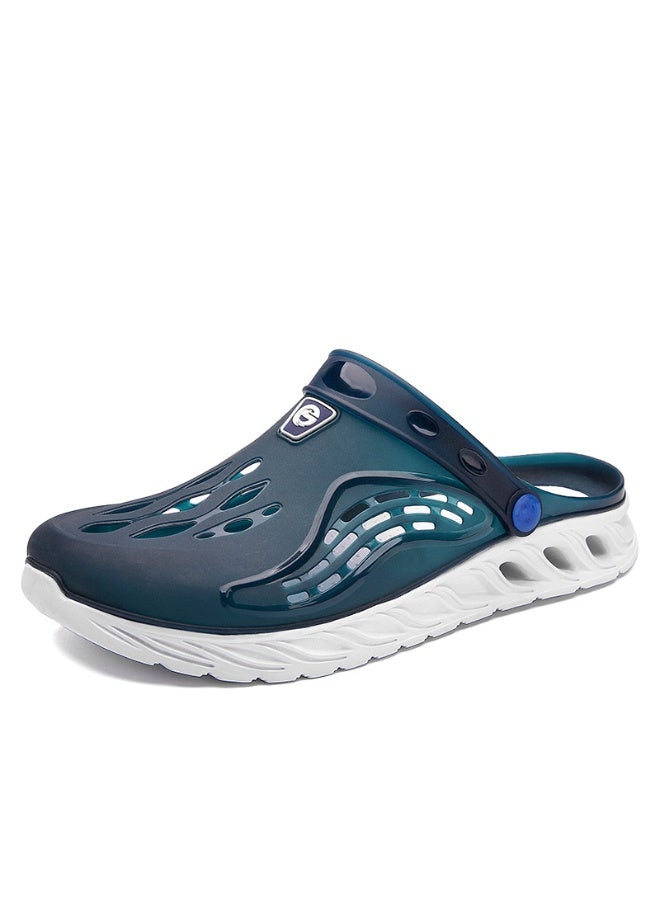 NIBEMINENT صنادل صيفية للرجال عصرية ومتعددة الاستخدامات ذات قاعدة سميكة ومضادة للانزلاق سهلة الارتداء - Image 1