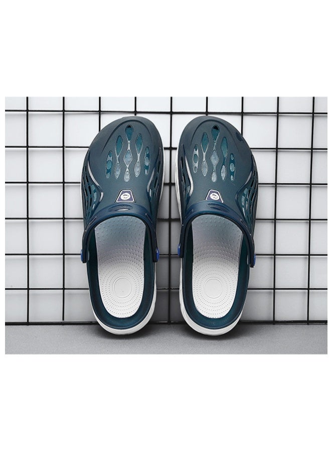 NIBEMINENT صنادل صيفية للرجال عصرية ومتعددة الاستخدامات ذات قاعدة سميكة ومضادة للانزلاق سهلة الارتداء - Image 4