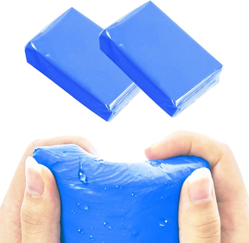 Ruibapa 2 PCS Blue Car Clay Bar for Auto Detailing - Image 1