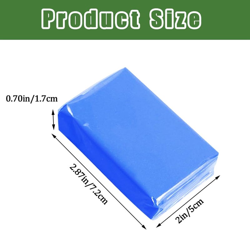 Ruibapa 2 PCS Blue Car Clay Bar for Auto Detailing - Image 2