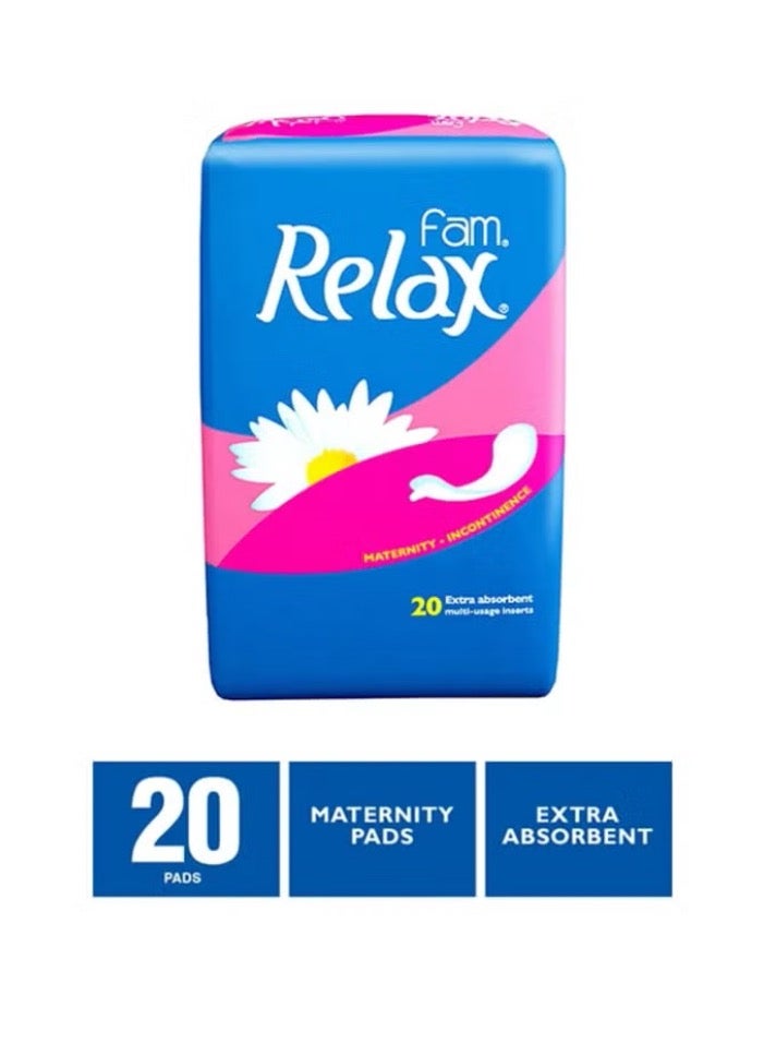 ريلاكس فوط صحية ريلاكس للنساء مكونة من 20 قطعة - Image 2