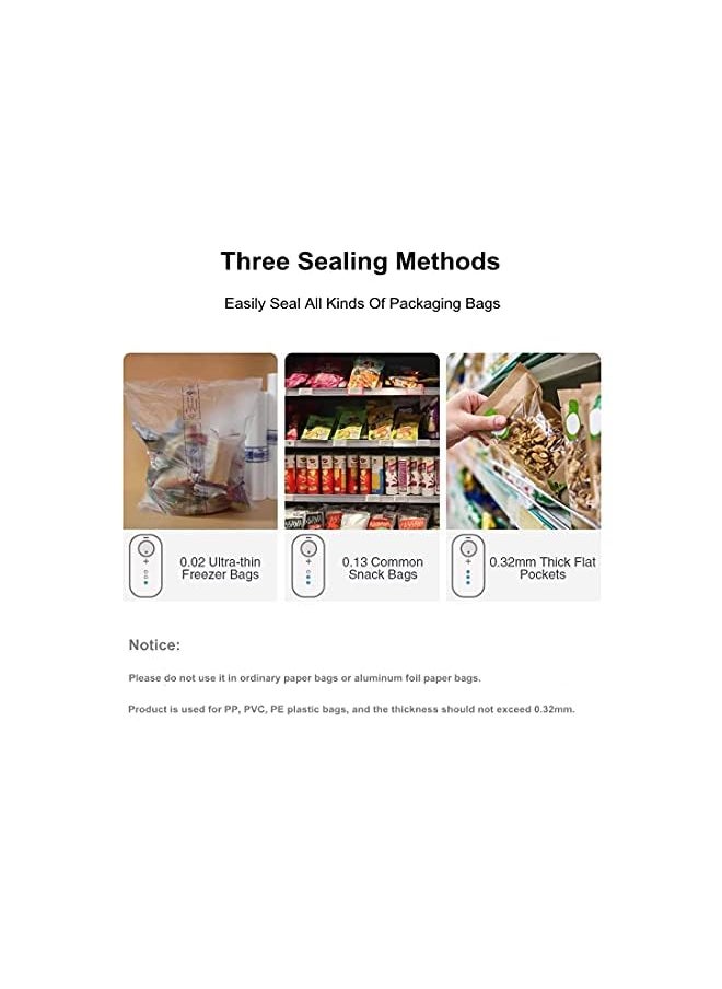 Mini Sealing Machine Vacuum Sealers Hand-Held Rechargeable For Plastic Bags Storage, Snack Fresh,Chips Sealing,Gadgets For Home (White) - pzsku/Z3C587C53B4DB4AC9066DZ/45/_/1692935083/96b96b38-3a38-4e0a-8ff8-5ac5bd8c0ec8