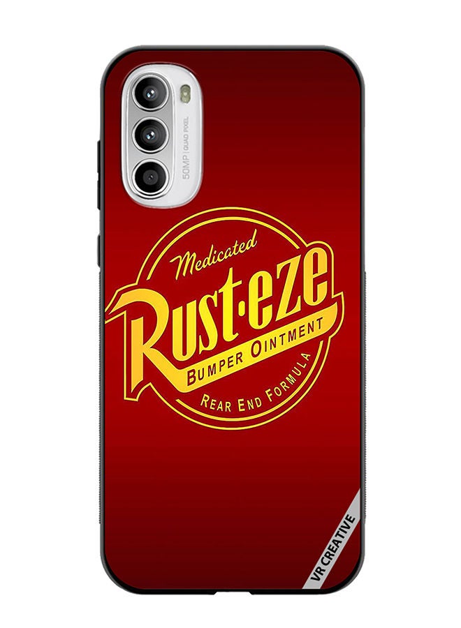 VR CREATIVE Protective Case Cover For Motorola Moto G82 Rust Eze Rear End Formula Design Multicolour - Image 1