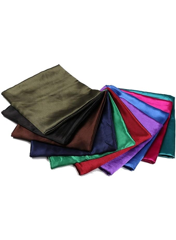 '35'' Womens Large Satin Square Scarf Silk Feeling Hair Wrapping Gift Headscarf Scarves' - Image 3