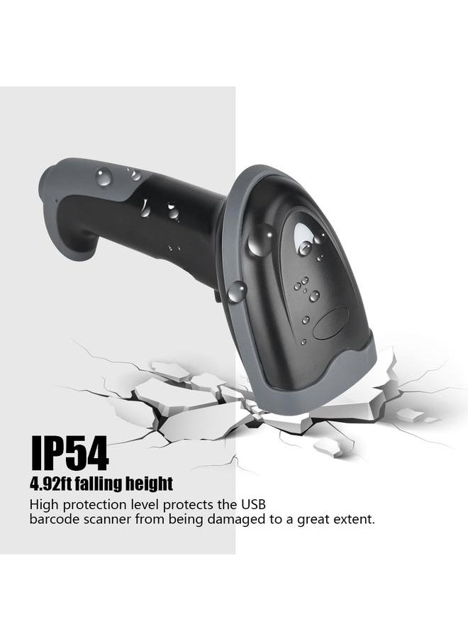 Thoraya High Precision Barcode Reader 300 Times/Second Decoding IP54 USB Barcode Scanner  - Image 2