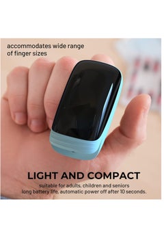 Furtey Fingertip Pulse Oximeter Oxygen Meter Finger Blood Oxygen Saturation with Lanyard Pulse Monitor Rechargeable Spo2 Reading for Home Outdoor Sports  - Image 4
