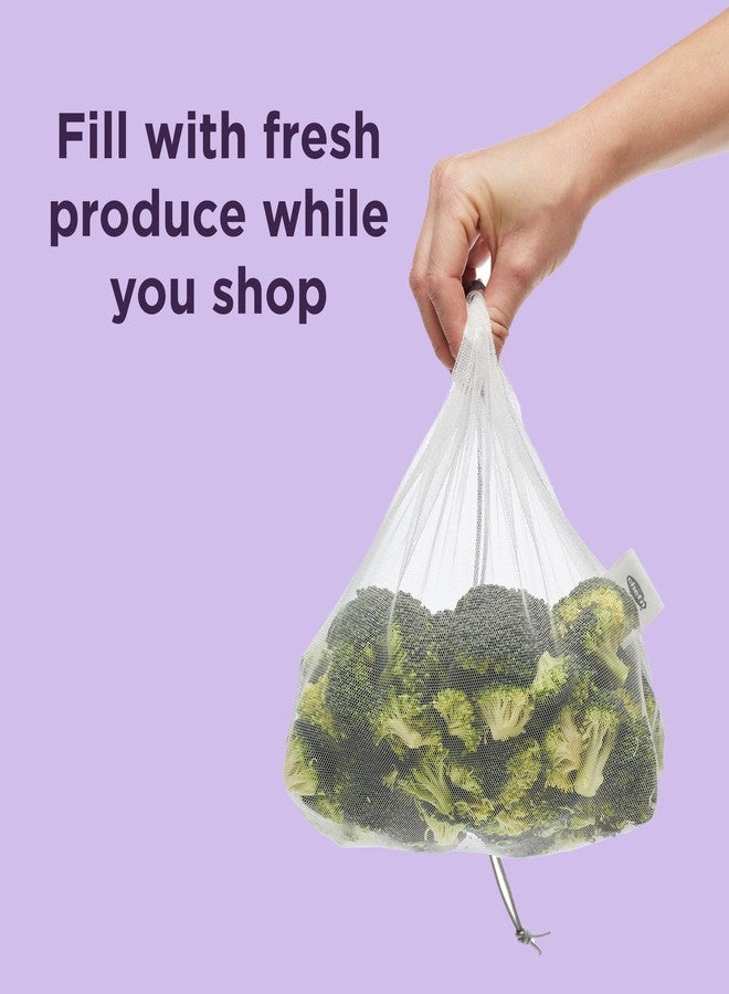 شيف إن أكياس خضراوات متوسطة الحجم قابلة لإعادة الاستخدام من Chef'n Fresh 'n Store - Image 3