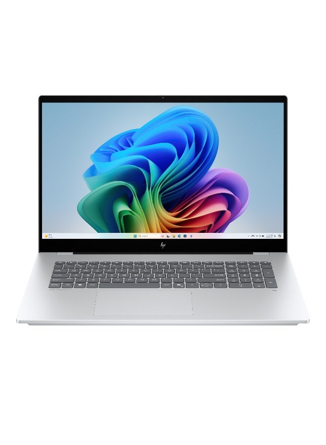 HP لابتوب أومني بوك 7 الذكي مع شاشة تعمل باللمس FHD بحجم 17.3 بوصة، معالج كور ألترا 7 258V/32 جيجابايت RAM/4 تيرابايت SSD/بطاقة رسومات NVIDIA GeForce RTX 4050 بسعة 6 جيجابايت/ويندوز 11 برو مع مكتب 2024 مدى الحياة - Image 2