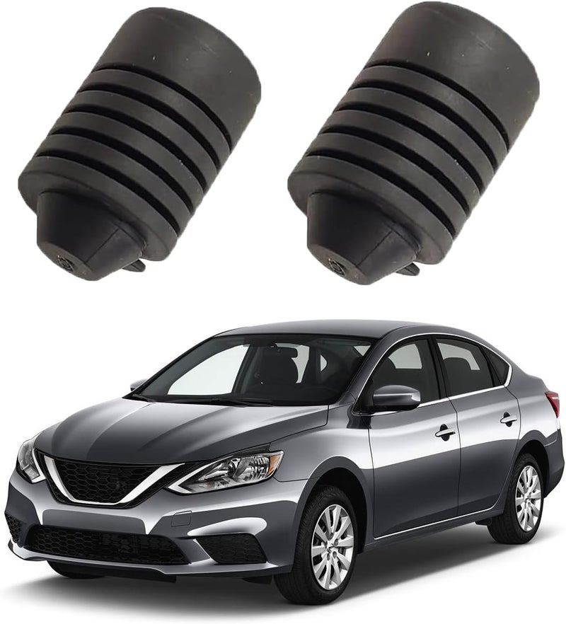 UTMEKUKI Genuine Hood bumper Stopper Rubber - Engine Hood Support Pad High Elastic Rubber Cushion Compatible with Nissan xterra Tiida Sylphy -2PCS Temp resistant - Image 1