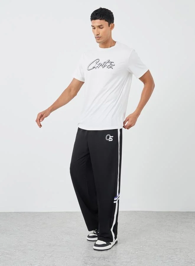 Take Two Slogan Printed Round Neck Regular Fit T-Shirt