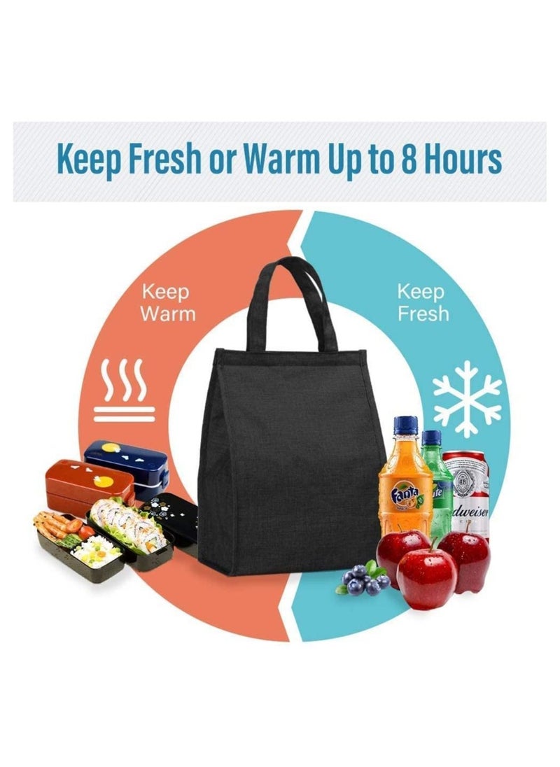 Generic - Lunch Bag, waterproof Large Adult Lunch Tote Bag, Men and Women Can Use Lunch Bag, Leak-proof Thermal Insulated Lunch Box Men and Women Lunch Tote Bag,suitable for Work,school,shopping - Image 1