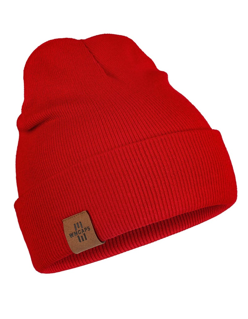 Wmcaps Winter Beanie Acrylic Winter Hats for Women Men Soft Warm Unisex Cuffed Beanie (Grey) - Image 1