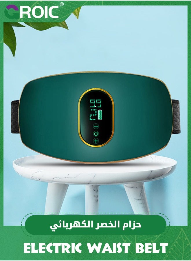 GROIC Slimming Belt, Abdominal Massager Portable Weight Loss Machine with 3 Vibration Massage Modes, Heating, Improve Blood Flow,Heating Pad for Back Pain  - Image 3