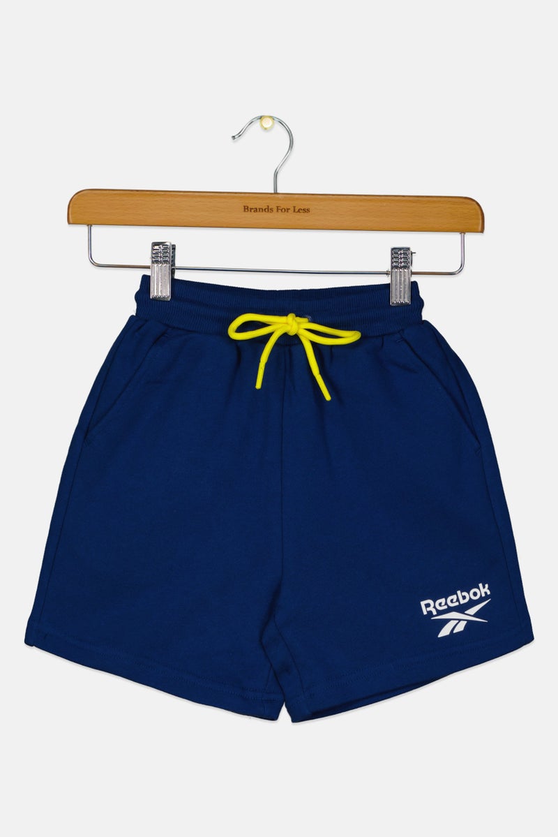Reebok Kids Boy Sportswear Fit Training Shorts, Navy - Image 1
