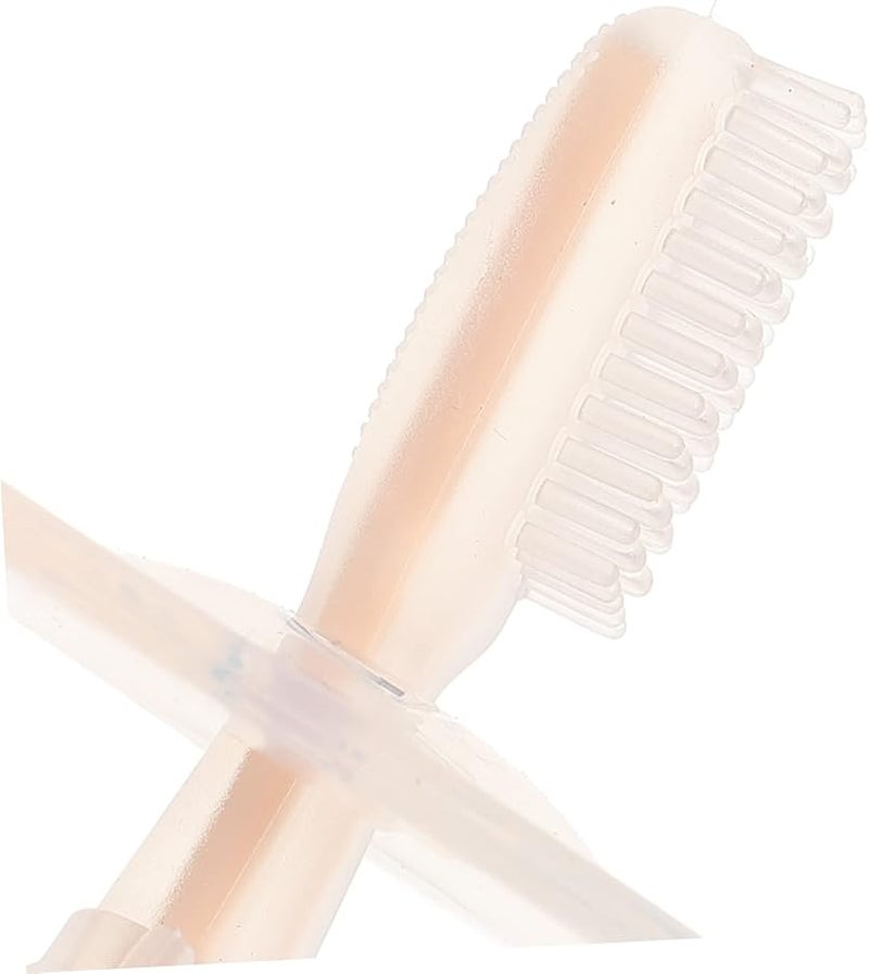 4 قطع فرشاة أسنان سيليكون للأطفال مع قاعدة شفاطة لحديثي الولادة منظف الفم - Image 4