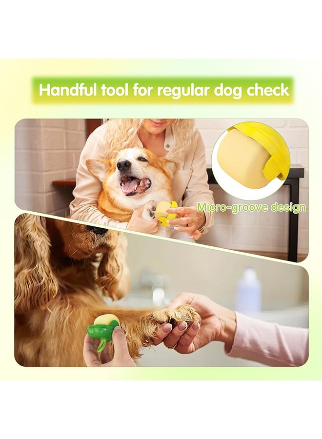 Portable Mini Lint Roller, Travel Reusable Washable Lint Roller for Clothes Car Seats with Protective Cap, Fits in Wallet, Pet Hair Remover (Green and Yellow) - Image 4