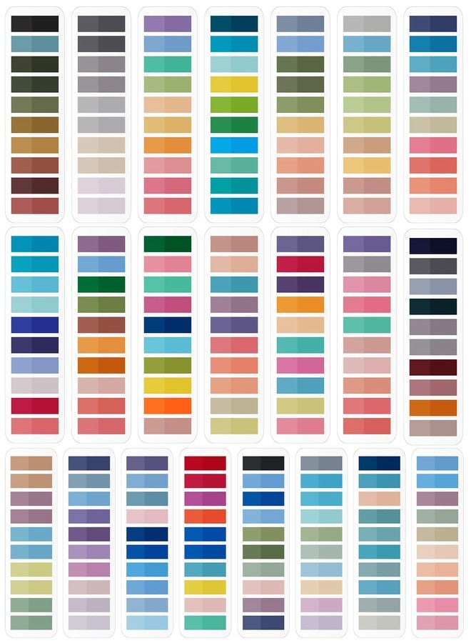 ReliThick Annotation tabs Sticky Tabs for Books Transparent Sticky Notes Multi Colored Writable Page Markers Book Flags Strip for Annotating Reading Supplies Bookish Gift(22 Colors,4000 Pcs) - Image 1