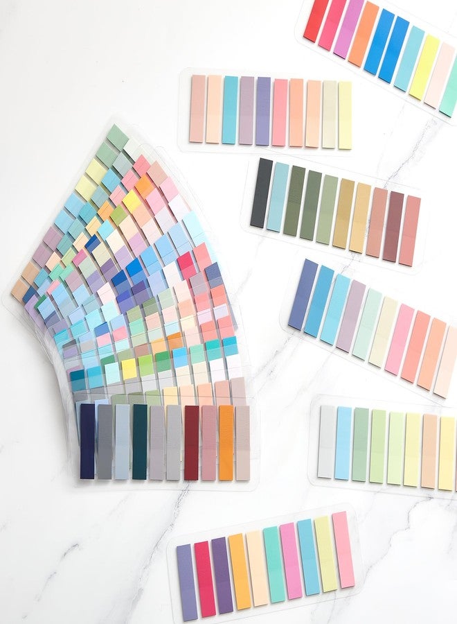 ReliThick Annotation tabs Sticky Tabs for Books Transparent Sticky Notes Multi Colored Writable Page Markers Book Flags Strip for Annotating Reading Supplies Bookish Gift(22 Colors,4000 Pcs) - Image 5
