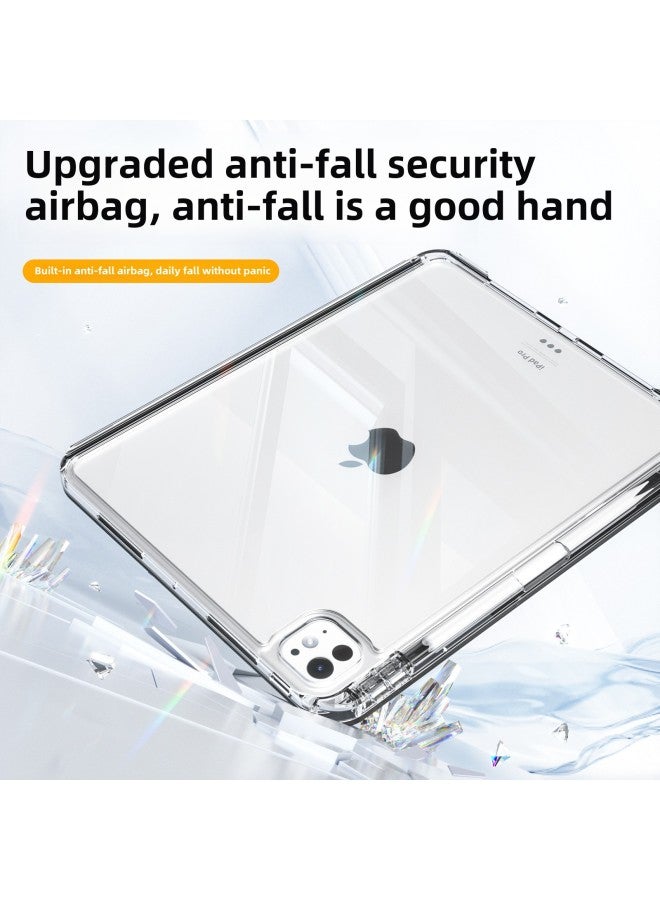 غطاء حماية لجهاز Apple iPad 10 من الجيل air6 مسطح قابل للسحب مقسم Pro11 بوصة أفقيًا ورأسيًا 10.9 بوصة فتحة قلم - اللون: أبيض ثلجي - رأسي وأفقي 2 【غلاف علبة القلم + غطاء】 - الموديلات المطبقة: Mini6/Mini7 - Image 3