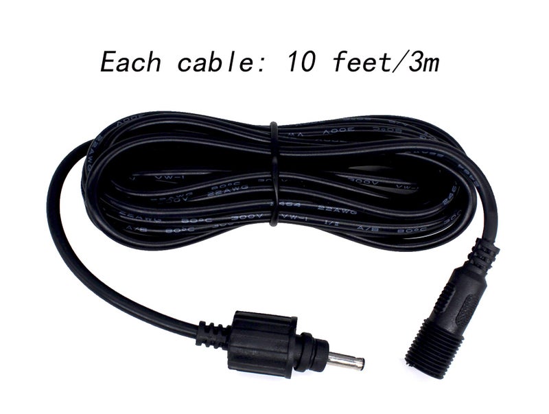 Lewisia 10 Feet Extension Cable - Solar Water Pump & Air Pump Aerator Oxygenator Extender Wires Cords (2 Pack) - Image 5