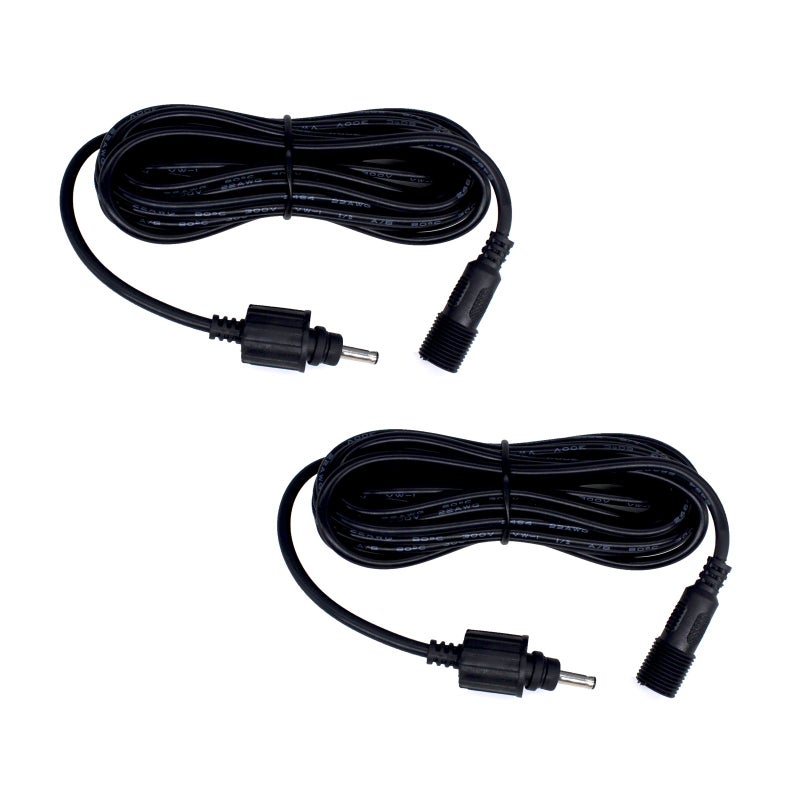 Lewisia 10 Feet Extension Cable - Solar Water Pump & Air Pump Aerator Oxygenator Extender Wires Cords (2 Pack) - Image 1