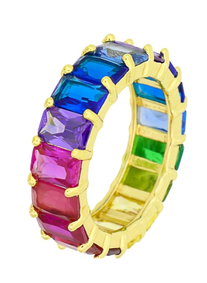 فاشن بوكس خاتم مزين باحجار الزركونيا