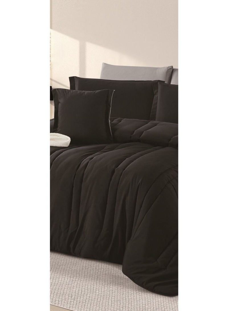 ريد روز طقم لحاف مفرش سرير نفر ونص فندقي ذو طابع وجهين ليضيف الجمال الى ديكور غرفتك ، مايكروفايبر،4 قطع مقاس اللحاف 170*220 سم - Image 4