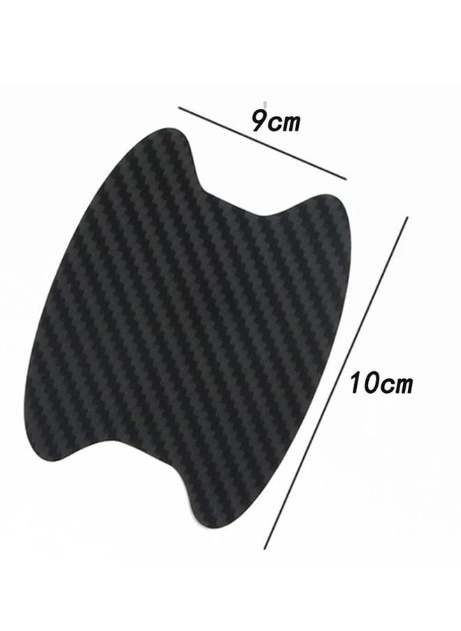 Ant 16-Piece Car Door Handle Sticker, Carbon Fiber Anti-Scratches Car Door Cup Protector, Non-Marking Auto Door Handle Protective Film for Most Car Handles  - Image 2
