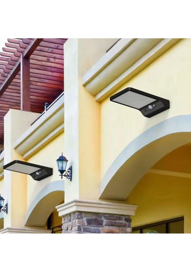 Solar Powered Waterproof LED Light with Motion Sensor 36 LEDs Black - Image 2
