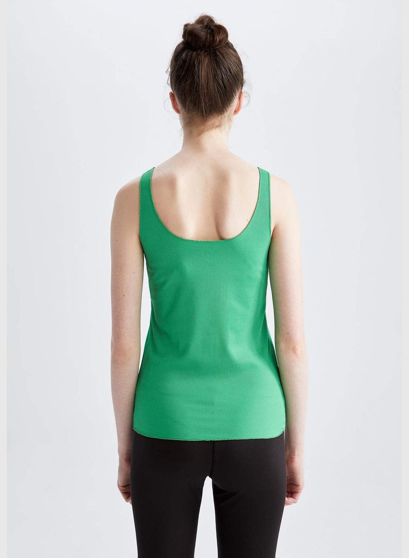 ديفاكتو امرأة محبوكة رياضية بياقة مستديرة ضيقة - Image 5