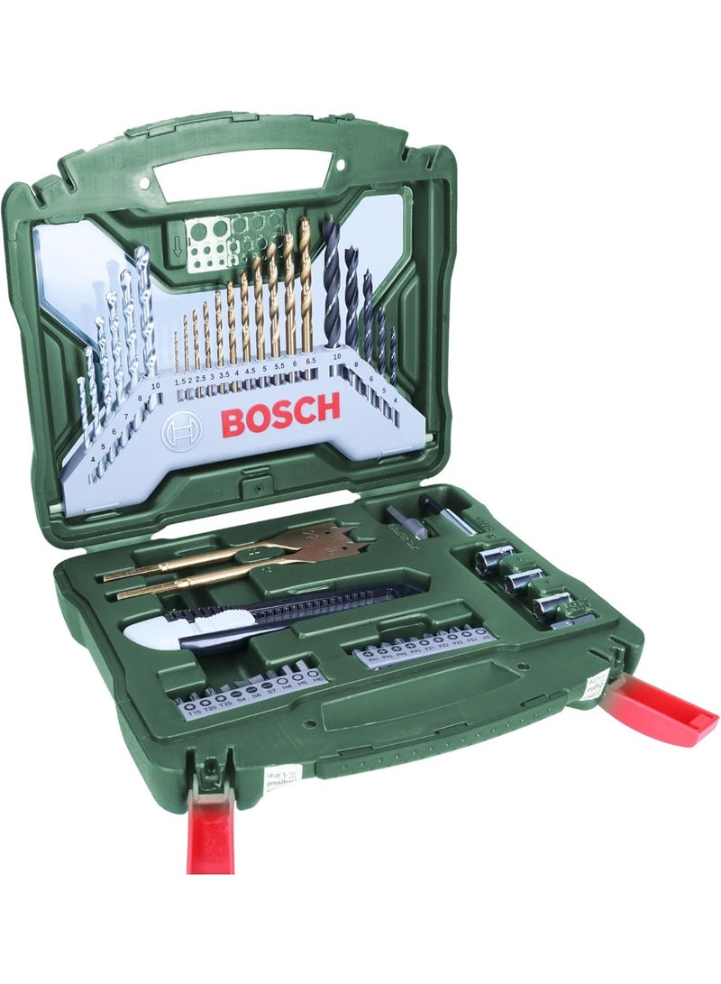 Bosch Set of Drill Bits, 50 Pieces, 2607019327 - Image 1